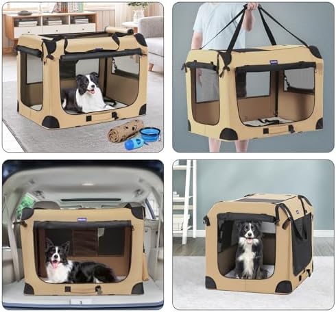 Petprsco Portable Dog Crates for Medium Dogs - Image 2