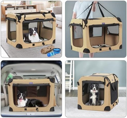 Petprsco Portable Dog Crates for Medium Dogs - Image 2