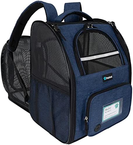 PetAmi Expandable Dog Cat Backpack Carrier, Airline Approved by PetAmi