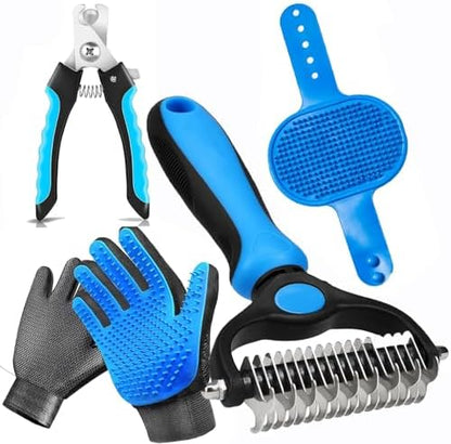 NVNAN 5-in-1 Pet Grooming Kit by NVNAN