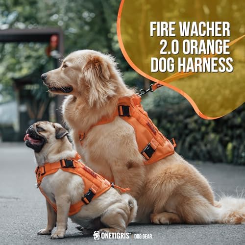 OneTigris Tactical Dog Harness No-Pull Service Vest - Image 6
