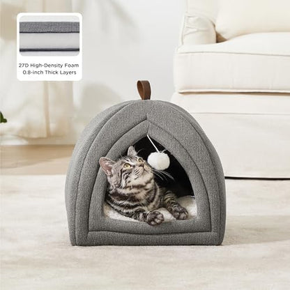Bedsure 2in1 Cat Beds for Indoor Cats Cave for Kitten - Image 2
