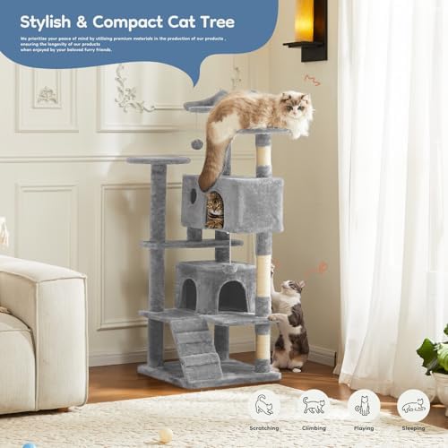 DUMOS 54 Inch Cat Tree Tower - Image 3