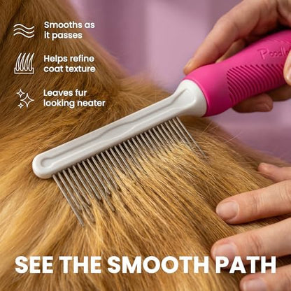 Poodle Pet Detangling Pet Comb - Image 4