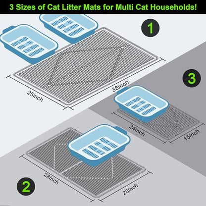 Mofason Rubber Cat Litter Box Mat - Image 3