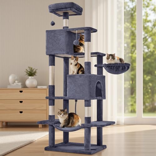 DUMOS 66 Inch Large Cat Tree Tower - Image 2