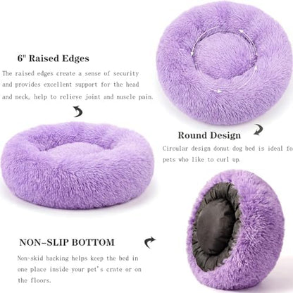 nononfish Plush Calming Dog Bed - Image 5