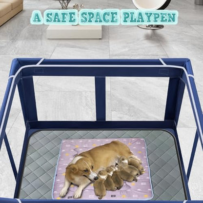 XVISHX 42x42 Inches Puppy Playpen - Image 5