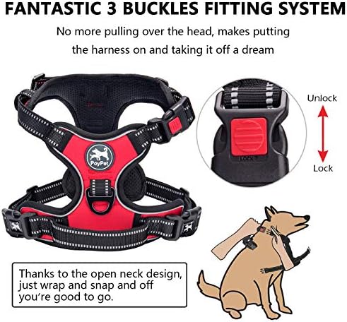 PoyPet No Pull Dog Harness Large - Image 2