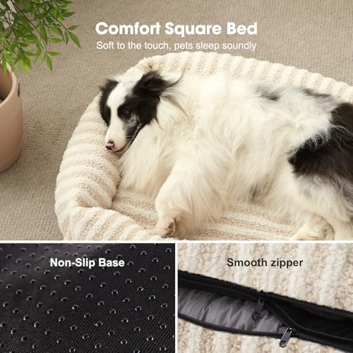 MIXJOY Dog Bed Large Size, Washable Large Dog Beds - Image 4