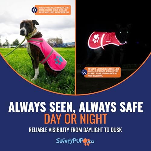 Reflective Dog Vest, Hi Vis Safety Gear - Image 5