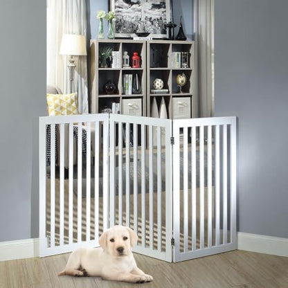 unipaws 36”H Free Standing Pet Gate - Image 2
