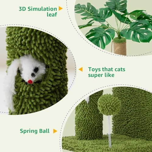 Woochpet 38'' Cat Tree Tower - Image 5