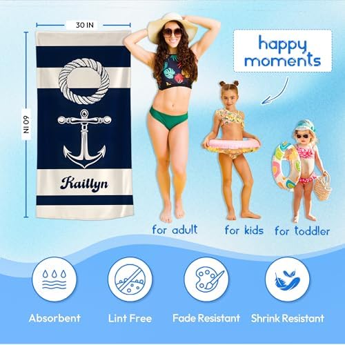 JML Custom Anchor Beach Towel - Image 3