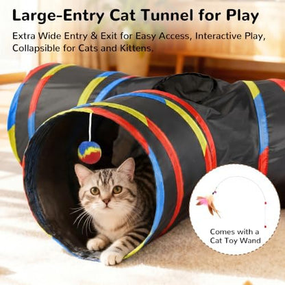 Tempcore Cat Tunnel, 3-Way Collapsible Toy - Image 3