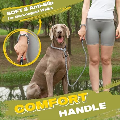 Fida Durable Slip Lead Dog Leash, 4 FT x 1/2" Dog Training Leash - Image 6