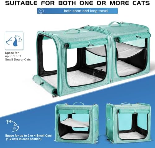 Extra Large Cat Carrier for 2 Cats - Image 4