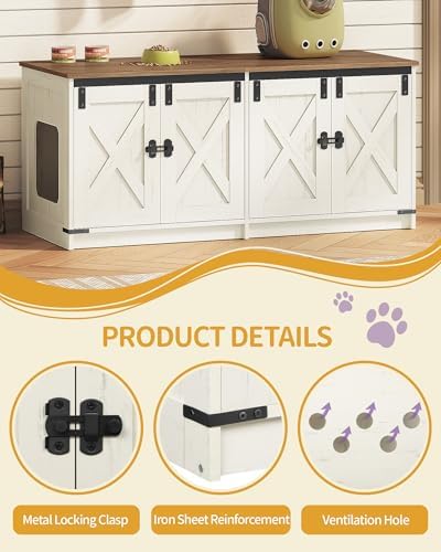Hzuaneri Cat Litter Box Enclosure - Image 6