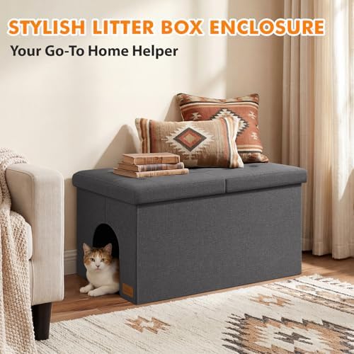 Zerbuger Cat Litter Box Enclosure Furniture - Image 4