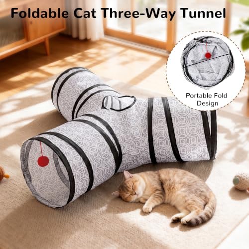 Tempcore Cat Tunnel, 3-Way Collapsible Toy - Image 6