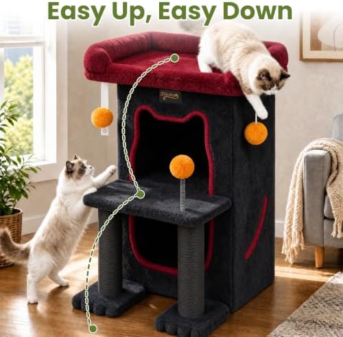Small Cat Tree Tower Scratching Post - Image 6