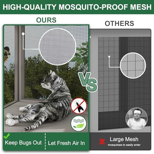 ketive Cat Catio Expandable Window Box Enclosure - Image 3