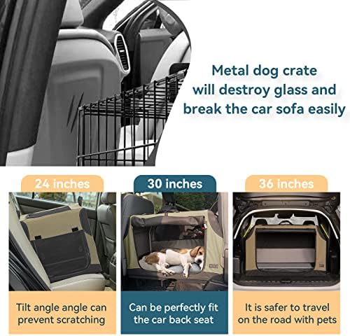 PETSFIT Collapsible Dog Crate, Soft Sided Dog Crate - Image 5