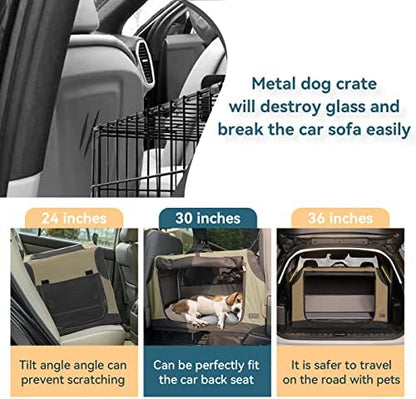 PETSFIT Collapsible Dog Crate, Soft Sided Dog Crate - Image 5