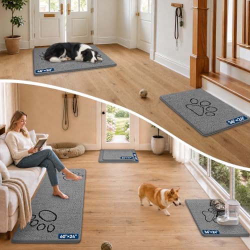 Bcoimo Quick Dry Chenille Doormat – Super Absorbent Non-Slip Entryway Rug - Image 2