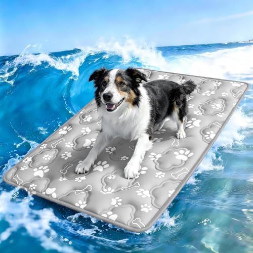 Dog Cooling Mat, Extra Large Cooling Dog Bed Mat by Unknown