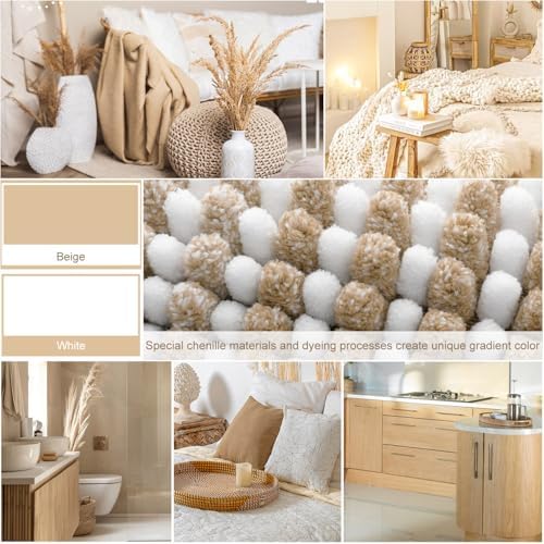 BSICPRO Bathroom Rugs Sets 2 Piece, Non Slip Boho Bath Mats - Image 3
