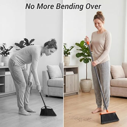 Broom with Dustpan Set for Pet Hair & Dust Cleanup - Image 7