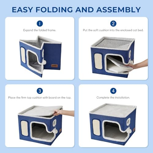 ZOMISIA Cat Beds for Indoor Cats - Image 6