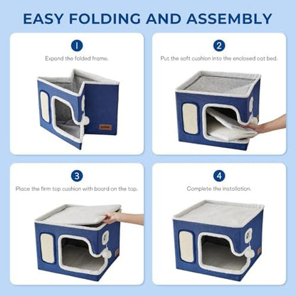 ZOMISIA Cat Beds for Indoor Cats - Image 6