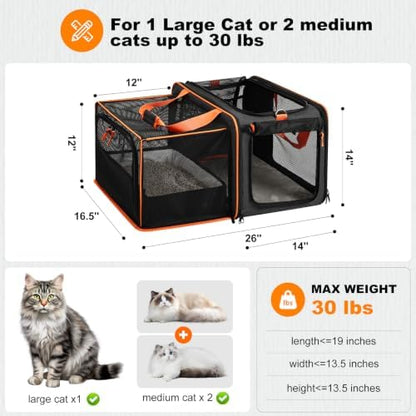 pidipiti 20x14x14 Expandable Large car Carrier - Image 2