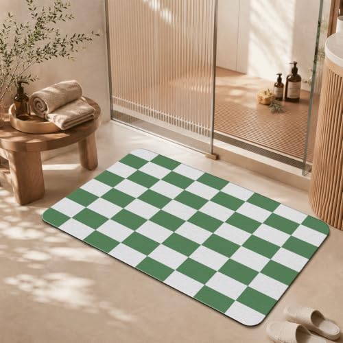 Natural Diatomaceous Earth Bath Mat, Ultra Thin Quick Dry Floor Rug - Image 2