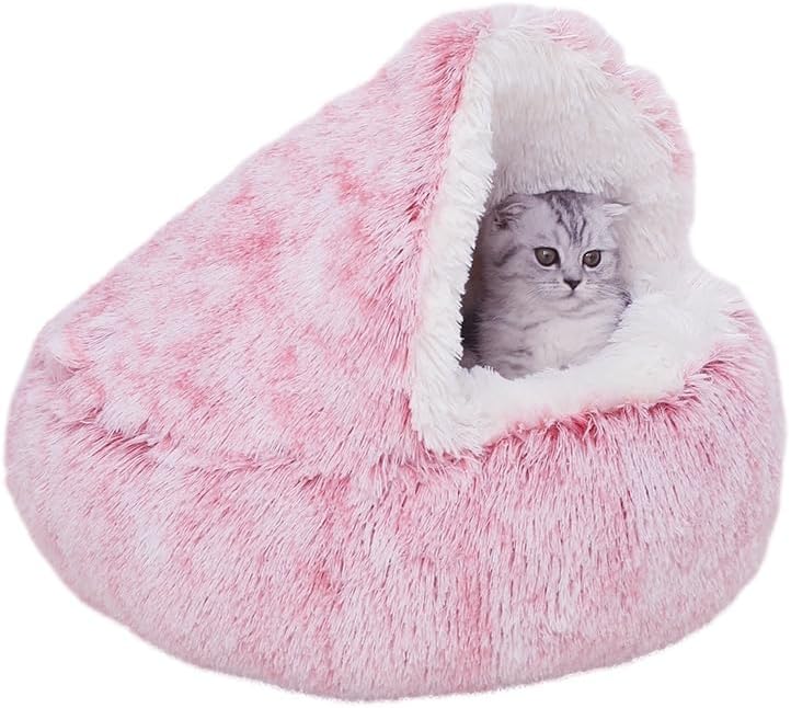 ZaneSun Calming Round Dog Bed & Cat Cave by ZaneSun