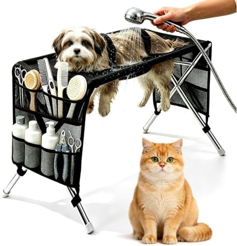 Pet Grooming Hammock for Small Dogs Cats, Joint Protection Restraint Tool by CCREDONE