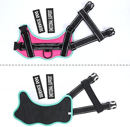 voopet Service Dog Harness, Emotional Support Pet Vest Harness, Reflective - Image 4