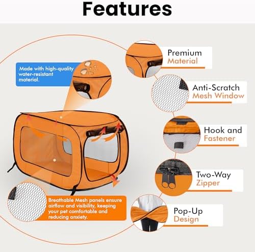 Portable Collapsible Pop Up Kennel - Image 4