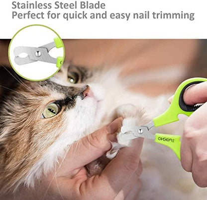 Pet Nail Clippers, Cat & Kitten Claw Nail Clipper Safe Sharp Trimmer - Image 6