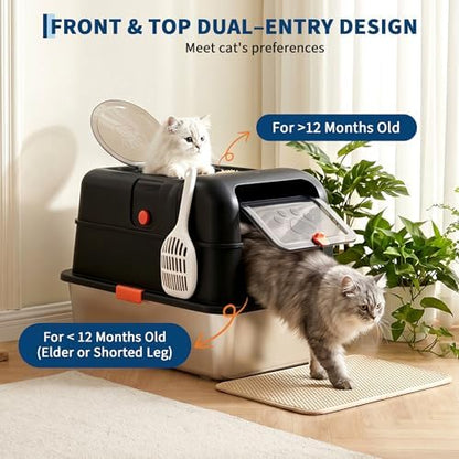 Fully Enclosed Dog Proof Litter Box - Image 5