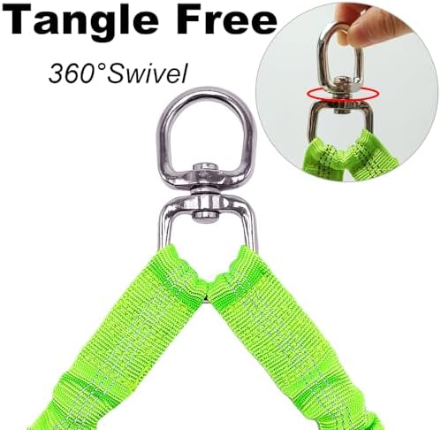 Dual Dog Leash Coupler for 2 Large Dogs Double Control Padded Handle - Image 4