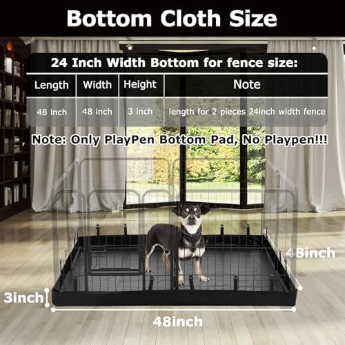 PJYuCien Square Playpen Bottom Pad - Image 2
