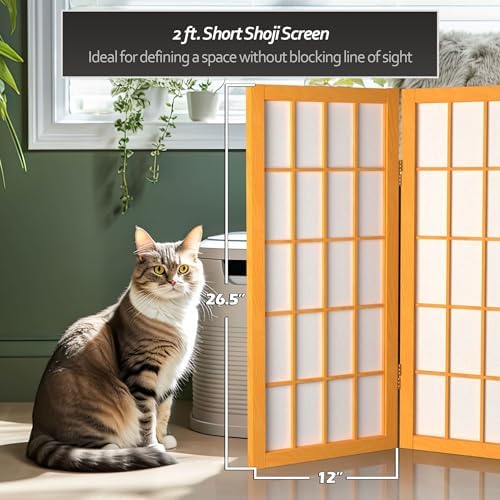 2 ft. Short Desktop Window Pane Shoji Screen - Image 6