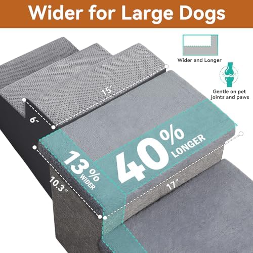Zerbuger Dog Stairs with Storage - Image 5