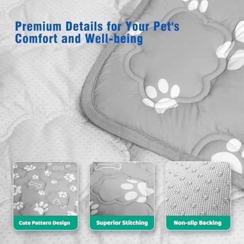 Dog Cooling Mat, Extra Large Cooling Dog Bed Mat - Image 5