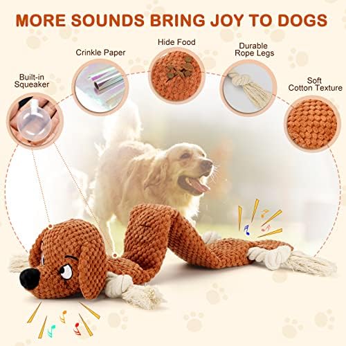 Letsmeet Dog Toys, Squeaky Dog Chew Toy - Image 2