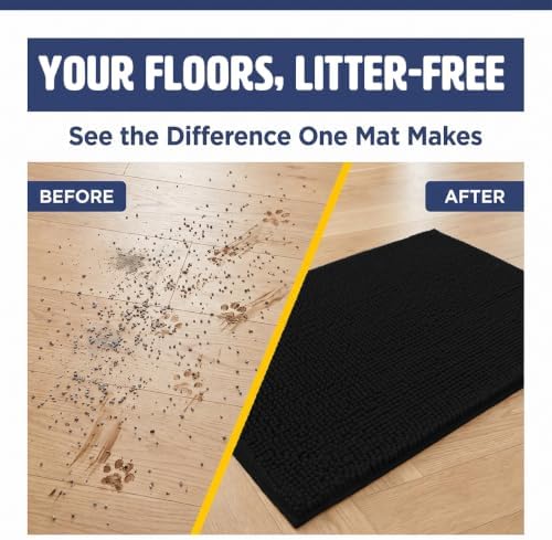 Muddy Mat® | XL Cat Litter Mat 48"x60", Litter Trapping Mat, Super Absorbent - Image 2