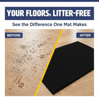 Muddy Mat® | XL Cat Litter Mat 48"x60", Litter Trapping Mat, Super Absorbent - Image 2